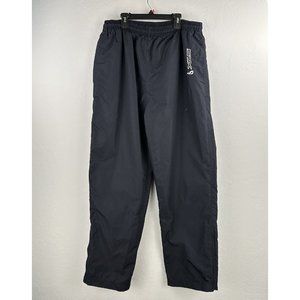 STX Nylon Blend Pants Lined Men XL Blue Pockets Drawstring Athletic Outdoor Wear